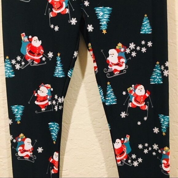 New Bundle of 2 Christmas leggings themed tights xs - Picture 9 of 10